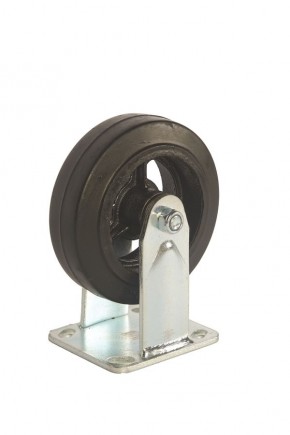 Колесо большегрузное неповоротное FCd 63 150 мм обрезиненное (F) в Екатеринбурге - avtopogruzchiki.com