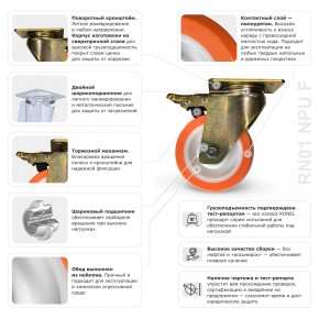 Колесо большегрузное полиуретановое RONEL RN01 NPU 150 F в Екатеринбурге - avtopogruzchiki.com