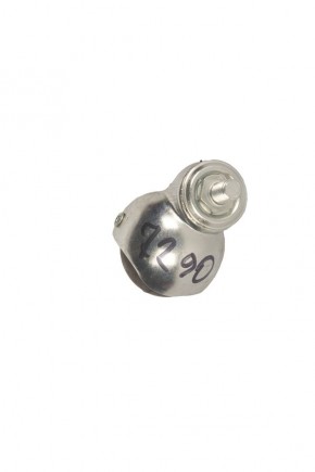 Колесо мебельное поворотное резиновое SCmt 20 40 мм с болтом в Екатеринбурге - avtopogruzchiki.com