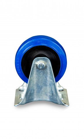 Колесо неповоротное из эластичной резины MW70 100 мм в Екатеринбурге - avtopogruzchiki.com