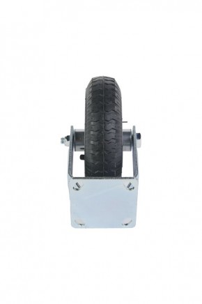 Колесо пневматическое резиновое 210 мм PRF 80 неповоротное на кронштейне в Екатеринбурге - avtopogruzchiki.com