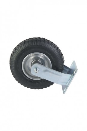 Колесо пневматическое резиновое 210 мм PRF 80 неповоротное на кронштейне в Екатеринбурге - avtopogruzchiki.com