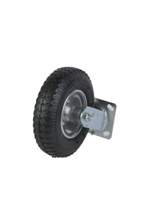 Колесо пневматическое резиновое 210 мм PRS 80 поворотное на кронштейне в Екатеринбурге - avtopogruzchiki.com