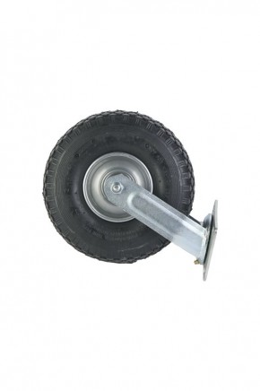 Колесо пневматическое резиновое 260 мм PRS 85 поворотное на кронштейне в Екатеринбурге - avtopogruzchiki.com