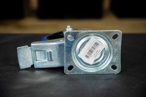 Колесо поворотное резина SRCLb 63 160 мм с тормозом (N) в Екатеринбурге - avtopogruzchiki.com
