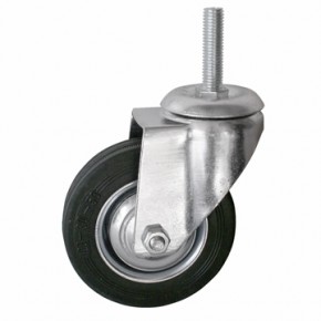 Колесо поворотное SCt 97 85 мм резина с болтом (F) в Екатеринбурге - avtopogruzchiki.com