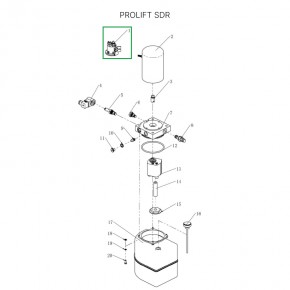 Контактор двигателя подъема 24В для штабелеров SDR/SDK, для тележек SK20 в Екатеринбурге - avtopogruzchiki.com