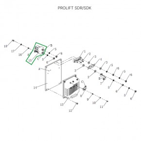 Контактор питания контроллера для штабелеров SDR/SDK 1,5-1,6 т, для тележек SK20 в Екатеринбурге - avtopogruzchiki.com