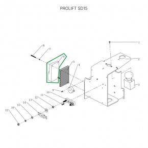 Контроллер Сurtis для штабелеров SDR 1-1,2 т, для тележек SD15 в Екатеринбурге - avtopogruzchiki.com