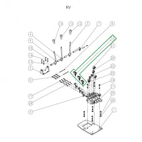 Концевой микропереключатель для ричтрака RV (24V) в Екатеринбурге - avtopogruzchiki.com