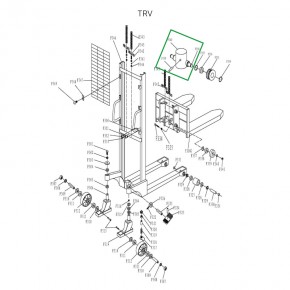 Крестовина  гидроузла в сборе для TRV1025 в Екатеринбурге - avtopogruzchiki.com