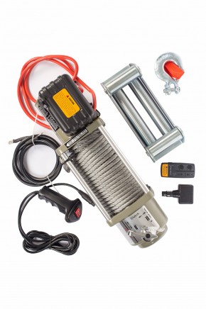 Лебедка автомобильная TOR ЛА SEC16800 г/п 7620 кг 28 м 24V в Екатеринбурге - avtopogruzchiki.com