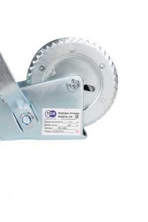 Лебедка ручная TOR ЛФ-1200 (FD) г/п 0,5 т длина троса 20 м в Екатеринбурге - avtopogruzchiki.com