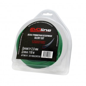 Леска (корд) триммерная EVOline SILENT CUT (2.0 мм, 118 метров) в Екатеринбурге - avtopogruzchiki.com