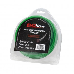 Леска (корд) триммерная EVOline SILENT CUT (2.0 мм, 15 метров) в Екатеринбурге - avtopogruzchiki.com