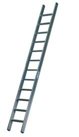 Лестница приставная алюминиевая 1*12 в Екатеринбурге - avtopogruzchiki.com