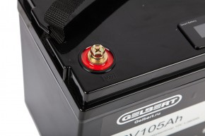 Литиевый тяговый аккумулятор Gelbert LiFePO4 (12V/105Ah/100А/1,260Wh) [ 6-EVF-100] Bluetooth в Екатеринбурге - avtopogruzchiki.com