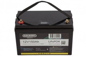 Литиевый тяговый аккумулятор Gelbert LiFePO4 (12V/150Ah/150А/1,800Wh) [6-EVF-150] Bluetooth в Екатеринбурге - avtopogruzchiki.com