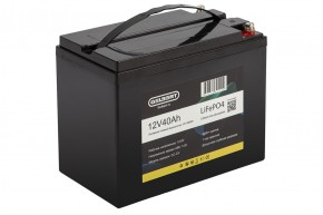 Литиевый тяговый аккумулятор Gelbert LiFePO4 (12V/40Ah/40A/480Wh) [6-EVF-45] в Екатеринбурге - avtopogruzchiki.com