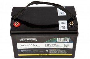 Литиевый тяговый аккумулятор Gelbert LiFePO4 (24V/100Ah/120А/2,400Wh) Bluetooth в Екатеринбурге - avtopogruzchiki.com