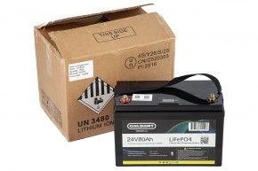 Литиевый тяговый аккумулятор Gelbert LiFePO4 (24V/80Ah/100A/1,920Wh) Bluetooth в Екатеринбурге - avtopogruzchiki.com