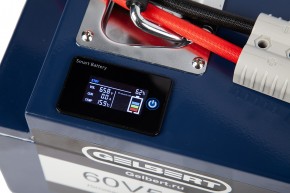 Литиевый тяговый аккумулятор Gelbert LiFePO4 (60V/52Ah/80A/3,120Wh) BT/Display в Екатеринбурге - avtopogruzchiki.com
