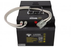 Литиевый тяговый аккумулятор RuTrike (18650 MnCoNi) 24V100A/H в Екатеринбурге - avtopogruzchiki.com