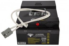 Литиевый тяговый аккумулятор RuTrike (18650 MnCoNi) 24V50A/H в Екатеринбурге - avtopogruzchiki.com