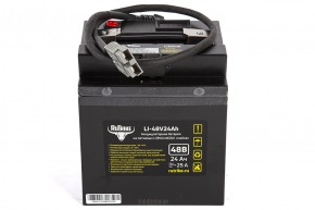 Литиевый тяговый аккумулятор RuTrike (18650 MnCoNi) 48V24A/H в Екатеринбурге - avtopogruzchiki.com