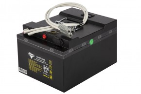 Литиевый тяговый аккумулятор RuTrike (18650 MnCoNi) 60V32A/H в Екатеринбурге - avtopogruzchiki.com