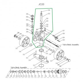 Ось крепления ручки для гидравлических тележек JC20 в Екатеринбурге - avtopogruzchiki.com