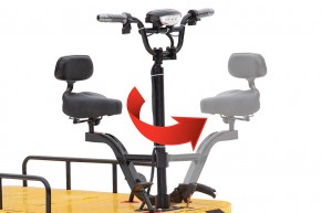 Платформенная тележка электрическая RuTrike СКЛАД 2000 в Екатеринбурге - avtopogruzchiki.com