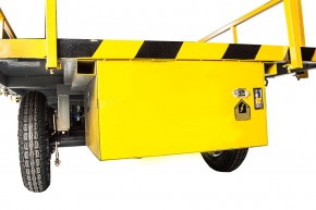 Платформенная тележка электрическая RuTrike СКЛАД 2000 в Екатеринбурге - avtopogruzchiki.com