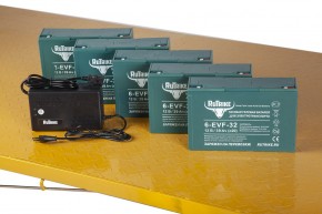 Платформенная тележка электрическая RuTrike СКЛАД 2500 NEW в Екатеринбурге - avtopogruzchiki.com