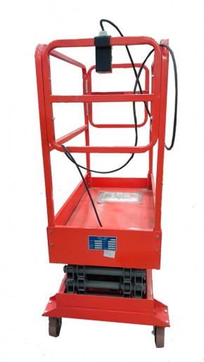 Подъемник ножничный передвижной 240 кг 3/5 м TOR GTJY DC аккумуляторный в Екатеринбурге - avtopogruzchiki.com