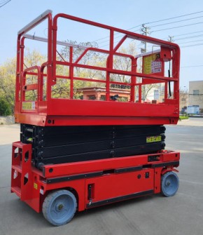 Подъемник ножничный самоходный 450 кг 8/10м TOR AMSL0810 DC аккумуляторный (G) в Екатеринбурге - avtopogruzchiki.com