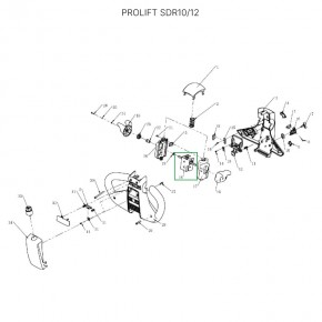 Потенциометр для самоходных штабелеров SDR-S/SDR/SDK в Екатеринбурге - avtopogruzchiki.com