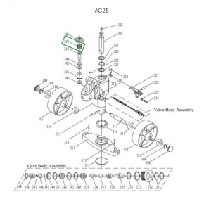 Пружина возвратная малого цилиндра для гидравлических тележек DF25 в Екатеринбурге - avtopogruzchiki.com