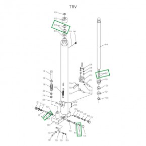 Ремкомплект гидроузла для TRV1025 в Екатеринбурге - avtopogruzchiki.com