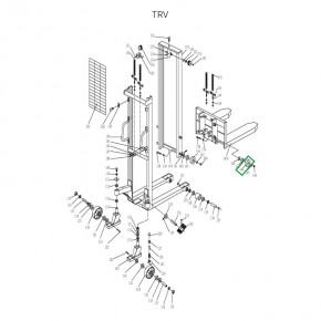 Ролик каретки для TRV в Екатеринбурге - avtopogruzchiki.com