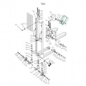 Ролик цепи для TRV в Екатеринбурге - avtopogruzchiki.com