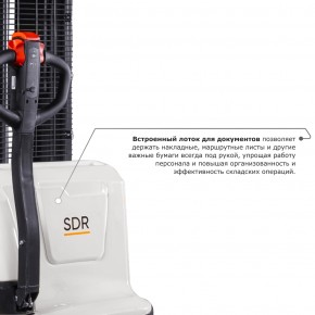 Самоходный электроштабелер PROLIFT M2 SDR 1016 li-ion в Екатеринбурге - avtopogruzchiki.com