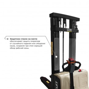Самоходный электроштабелер PROLIFT M2 SDR 1545S со свободным подъемом в Екатеринбурге - avtopogruzchiki.com