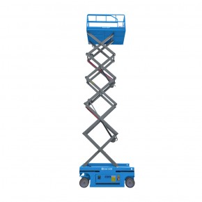 Самоходный ножничный подъемник c выдвижной платформой SKYER PL1023 li-ion в Екатеринбурге - avtopogruzchiki.com