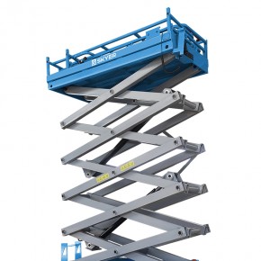 Самоходный ножничный подъемник с выдвижной платформой SKYER PL1625 в Екатеринбурге - avtopogruzchiki.com