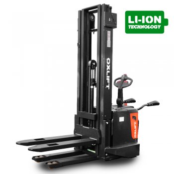 Самоходный Штабелер с Платформой для Оператора OXLIFT BX15 Lion 5500 мм в Екатеринбурге - avtopogruzchiki.com