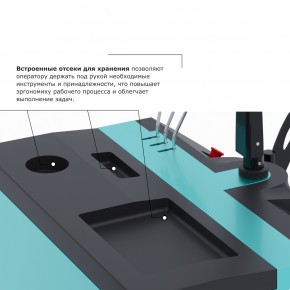 Штабелер с выдвижной мачтой (мини-ричтрак) PROLIFT PRO MRV 1650 li-ion в Екатеринбурге - avtopogruzchiki.com