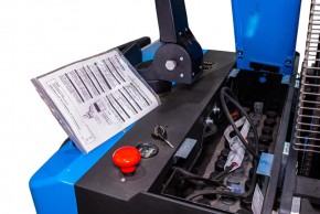 Штабелер самоходный 1,5 т 5,5 м TOR ES15T4/5500 24/210 В/Ач ЭУР, Curtis, H-мачта (с платформой) в Екатеринбурге - avtopogruzchiki.com