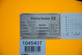 Штабелер самоходный 1,5 т 6,5 м TOR CDD15C Li-ion с кабиной 24/300 В/Ач в Екатеринбурге - avtopogruzchiki.com