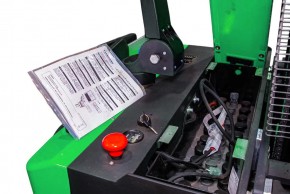 Штабелер самоходный 2,0 т 6,2 м TOR ES20T4 Li-ion 24/200 В/Ач ЭУР, Curtis, H-мачта (с платформой) в Екатеринбурге - avtopogruzchiki.com